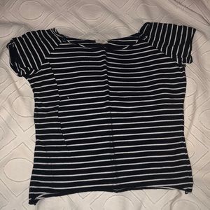 Brandy Melville striped off the shoulder top